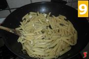 penne zucchine e mozzarella 