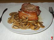 Arrosto con funghi