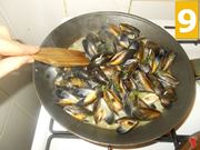La cottura delle cozze
