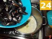 Cozze in bianco