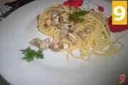 spaghetti con lumache di mare 