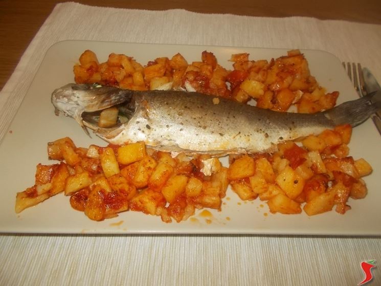 Branzino con patate