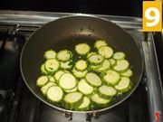 La cottura delle zucchine