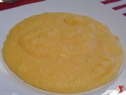 spiano la polenta nel piatto