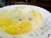 polenta con funghi e gorzongola