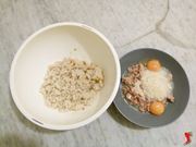 pane spugnato e ingredienti