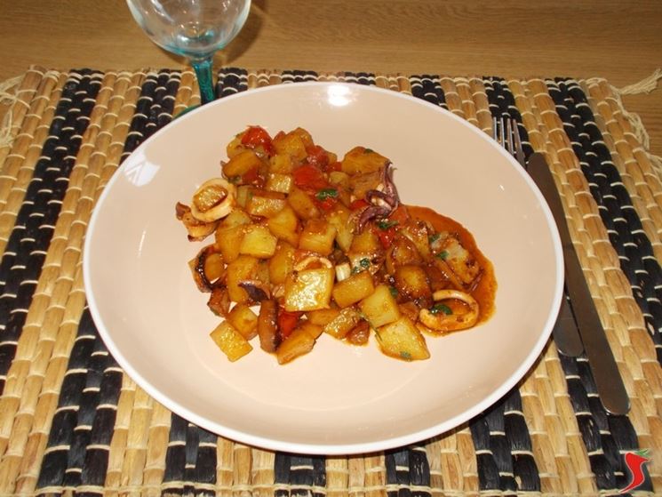 Calamari e patate