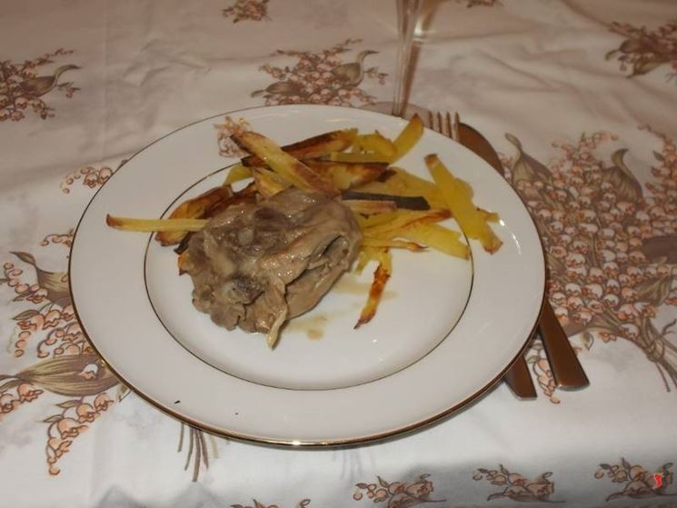 agnello con patate