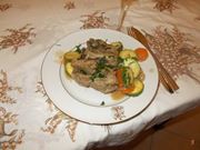 agnello con le verdure