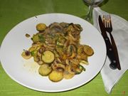 Le zucchine con i funghi