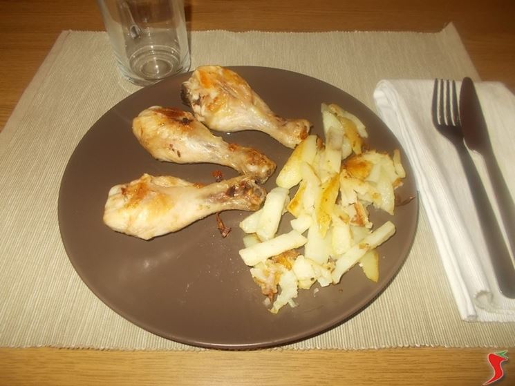 Il pollo con patate