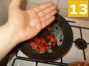 Terminare la cottura dei peperoni