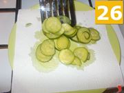 Terminate la cottura delle zucchine