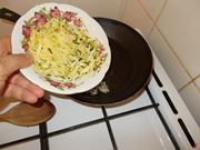 Cucinare parte delle zucchine