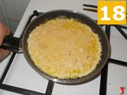 Iniziate a cuocere la frittata