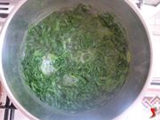 spinaci in cottura