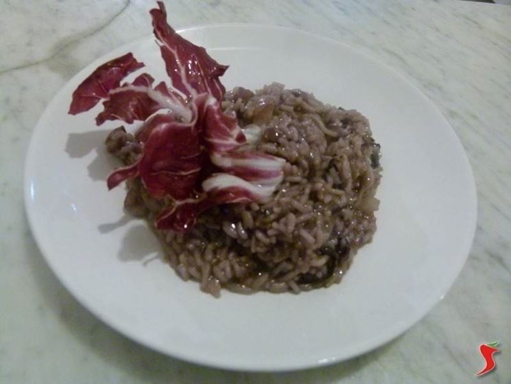 Risotto con il radicchio