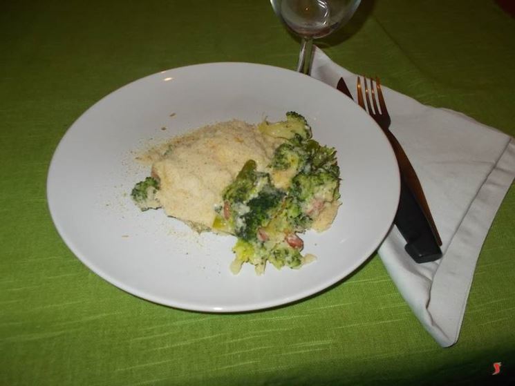 I broccoli gratinati