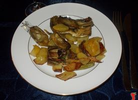 carciofi con patate