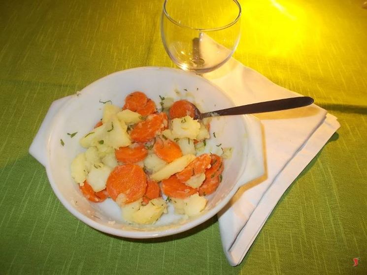 La carote con le patate