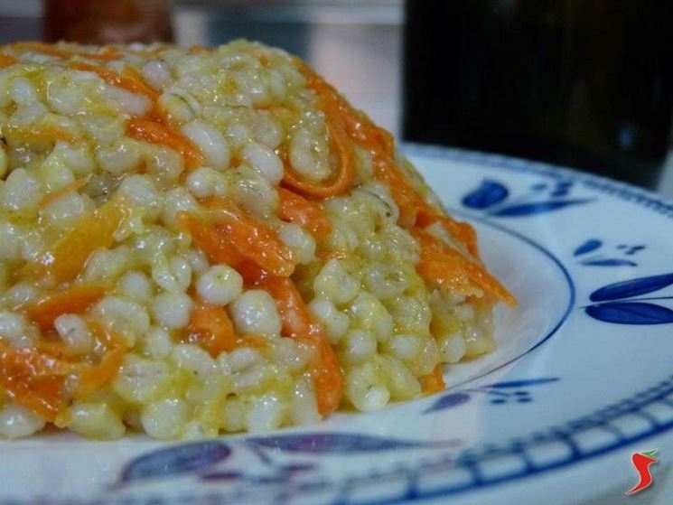 insalata di orzo carote e zenzero