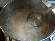 aggiungere acqua dei fagioli