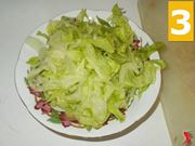 Le foglie d'insalata