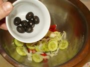 La preparazione dell'insalata