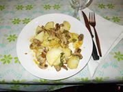 Le patate con i funghi