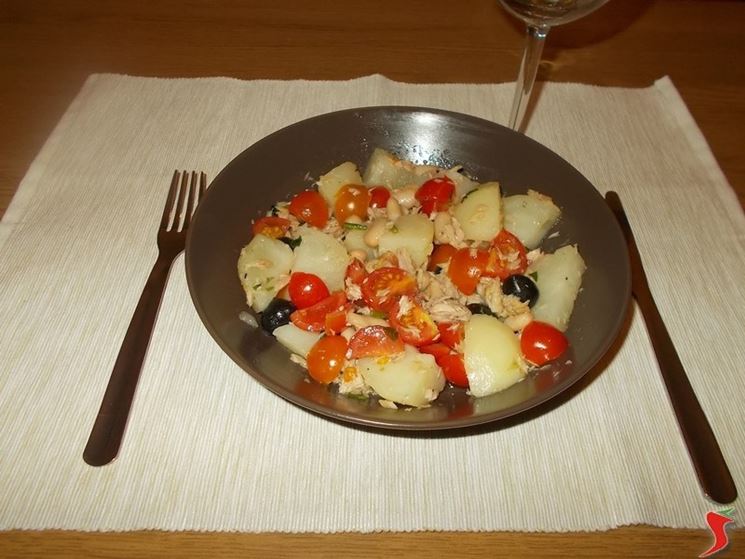 Le patate nell'insalata