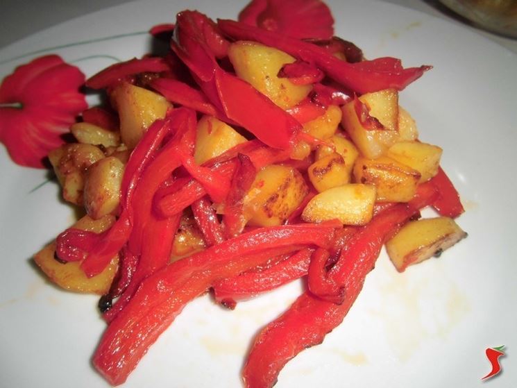 peperonata con patate 