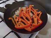 La cottura dei peperoni