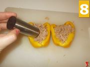 Finire di preparare i peperoni