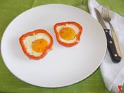 I peperoni con le uova