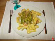 Pasta asparagi alla carbonara