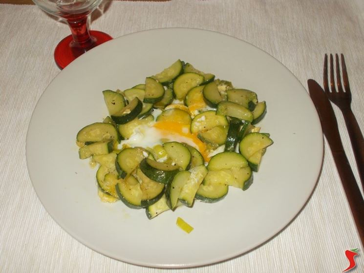 Zucchine con uova