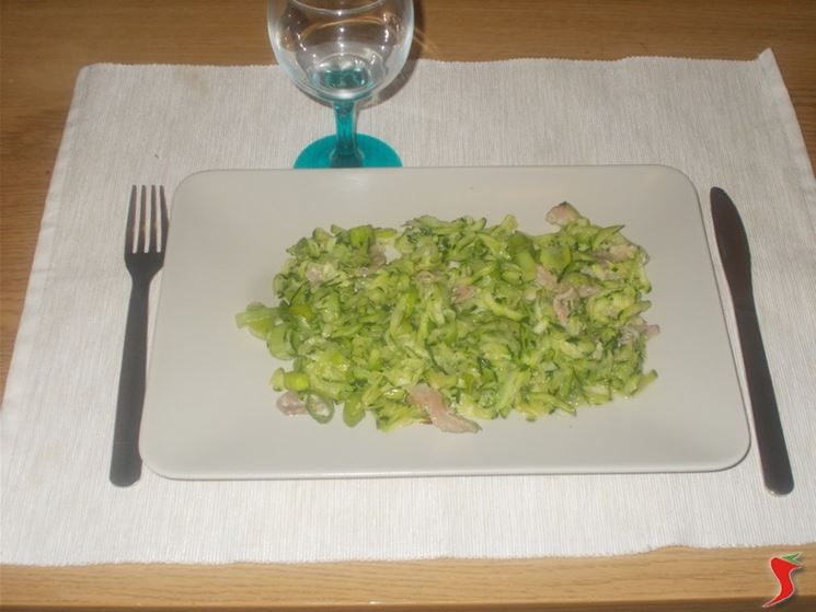 Zucchine e pancetta