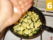 La cottura della zucchina