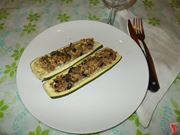 Le zucchine ripiene al tonno