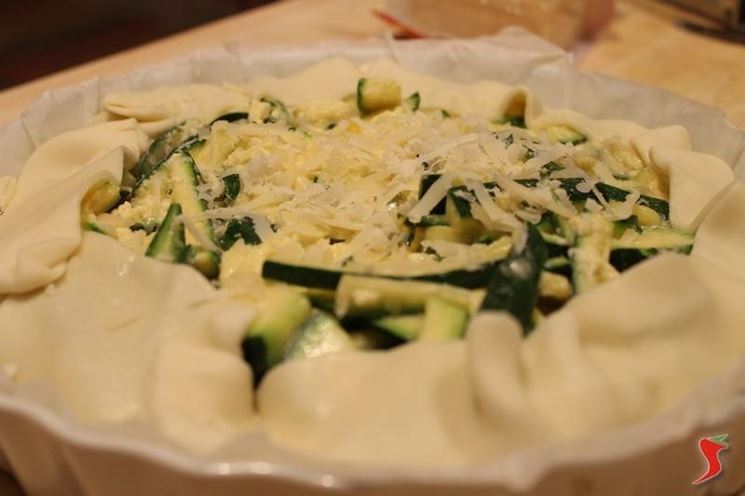 Torta salata di zucchine